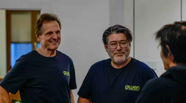 gwen Gründer Lorenz Gisch und Franz Waldherr